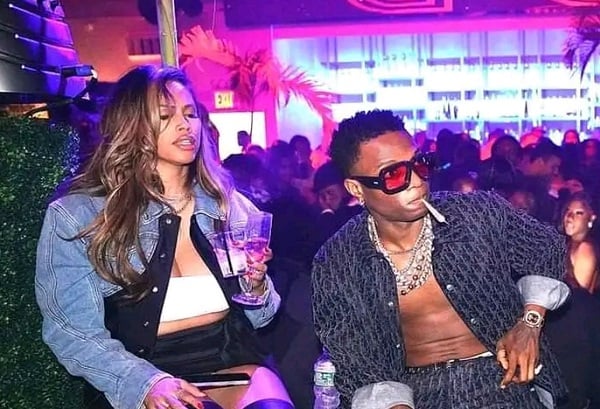 Jada Pollock reacts as Wizkid says 'I've been single for so long'