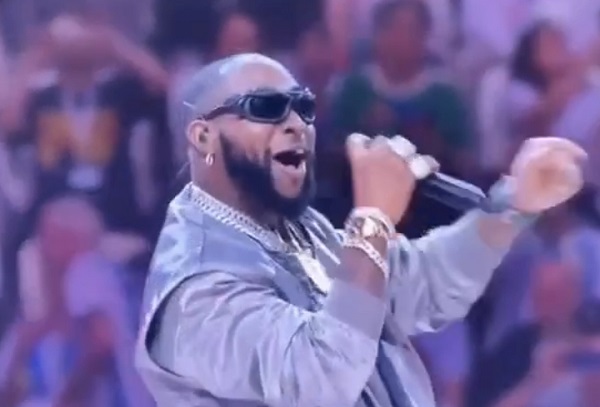 Davido performs at closing ceremony of 2022 World Cup