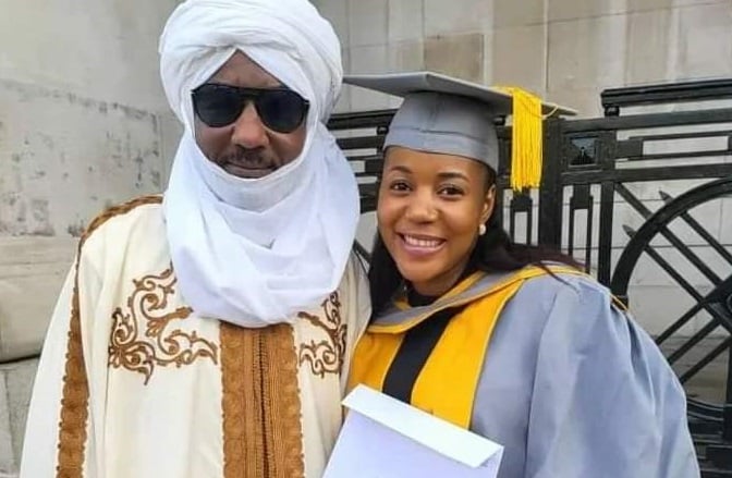 PHOTOS: Sanusi’s daughter bags masters degree from UK varsity
