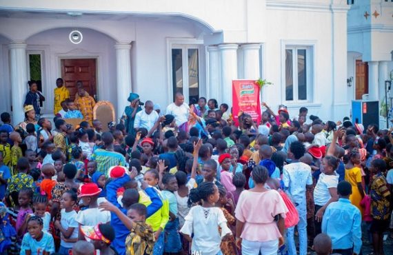 50 students get scholarships at Ooni's Christmas party