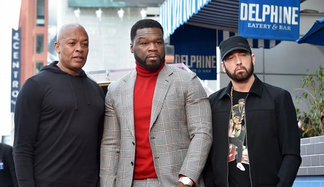 50 Cent marks 20-year partnership with Eminem, Dr. Dre