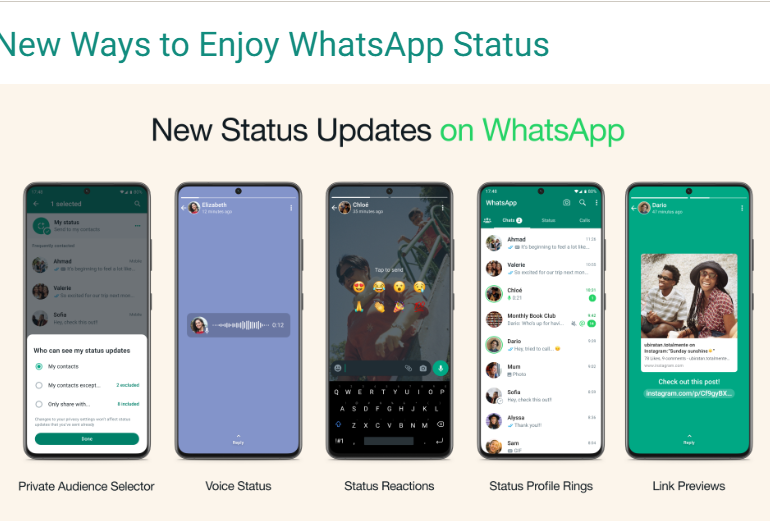 WhatsApp now allows users put voice notes as status updates