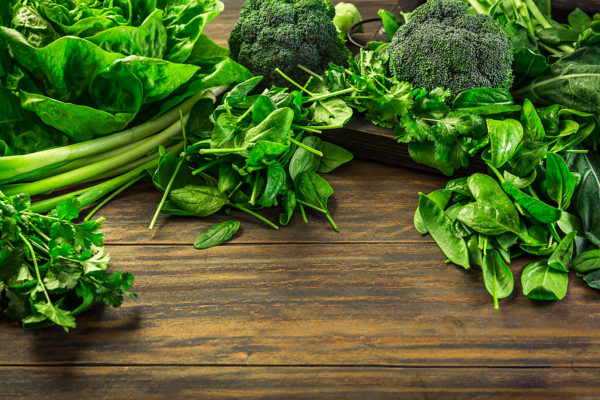 Dark green leafy vegetables