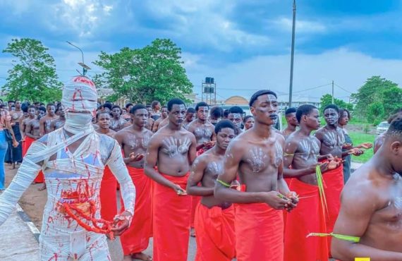 PHOTOS: Anambra varsity inducts theatre arts students in style
