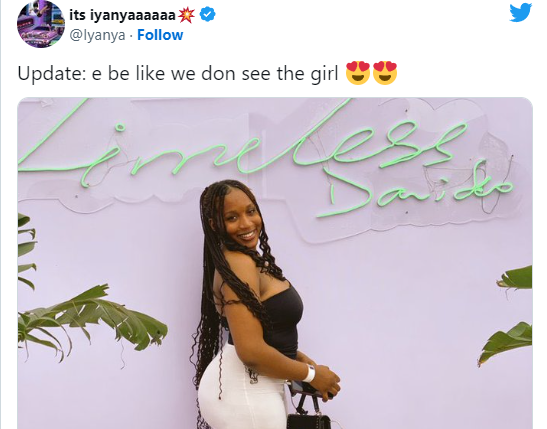 Iyanya searches Twitter for lady 'lusting' after him at Davido's Lagos concert