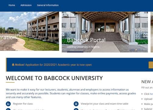 The management of Babcock University has said that the school’s website has been hacked by some unknown persons.