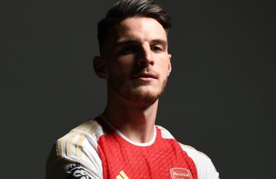 Arsenal unveil Declan Rice with Odumodublvck’s hit song