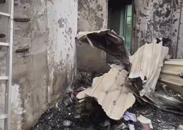 VIDEO: How fire consumed AY Makun's Lagos home