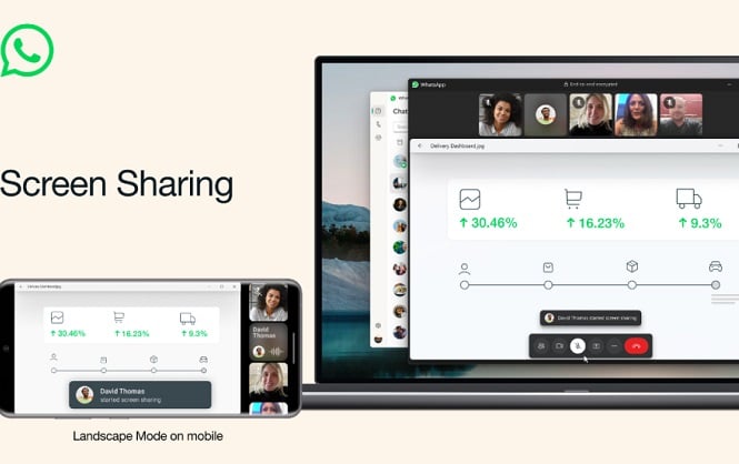 WhatsApp introduces screen-sharing during video calls
