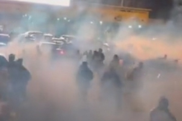 VIDEO: Police 'teargas, disperse' Mohbad’s sympathisers in Lekki
