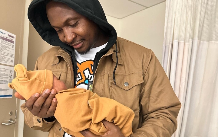 Funnybone welcomes first child with wife