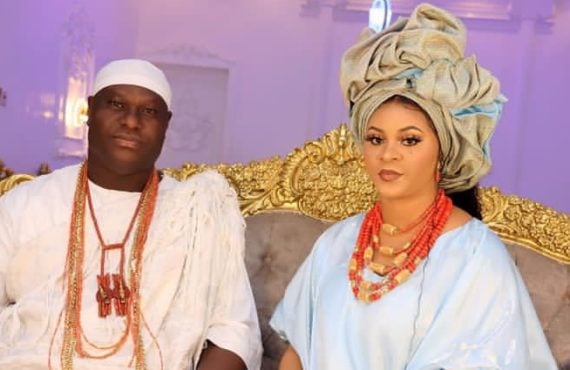Tobi Philips marks first wedding anniversary with Ooni