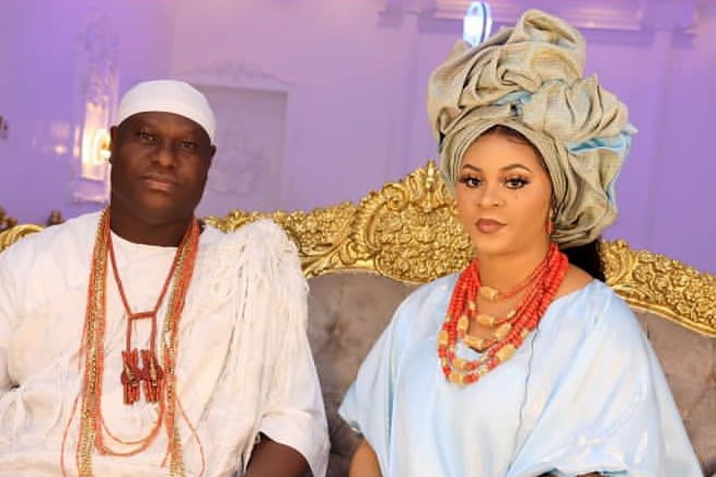 Tobi Philips marks first wedding anniversary with Ooni