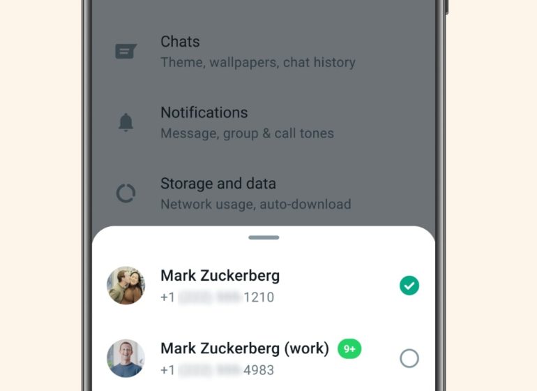 WhatsApp now allows multiple accounts on same device