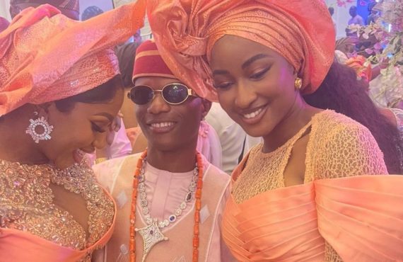 PHOTOS: Banky W, Dbanj among entertainers at funeral of Wizkid's mum