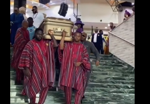 VIDEO: Wizkid's mum buried in Lagos