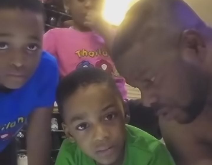 VIDEO: Moment Yinka Ayefele’s kids inquired why he can’t stand again