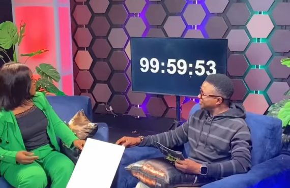 Nigerian lady holds talk show for 100 hours to set new record, awaits GWR certification