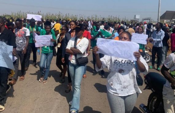 Protest at FULafia over feared abductions as gunmen attack off-campus community