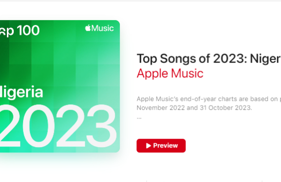 FULL LIST: 'Soso', 'Asiwaju', 'Feel'... Apple Music's top 100 songs of 2023