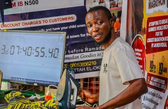 Kogi man ends 200-hour ironing marathon at 142 hours over health issues