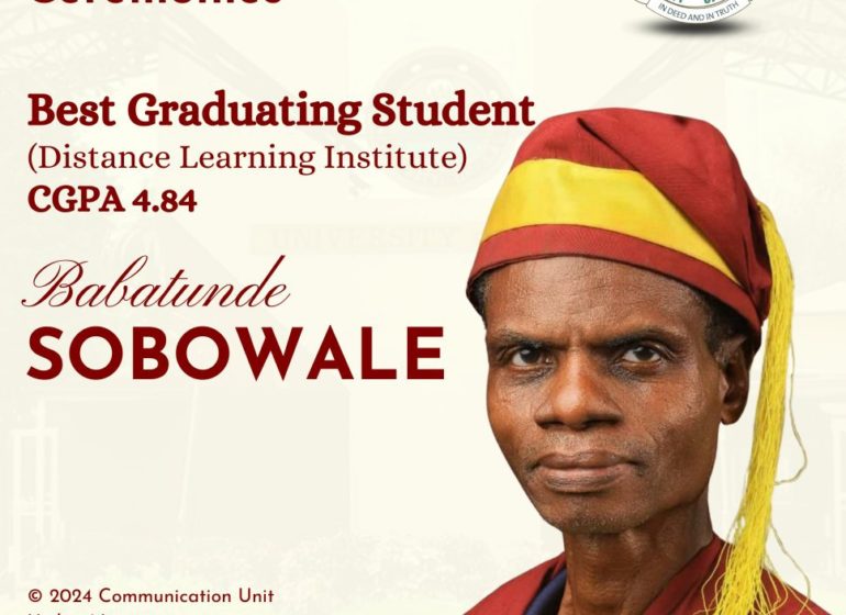 61-year-old man is best graduating student of UNILAG distance learning
