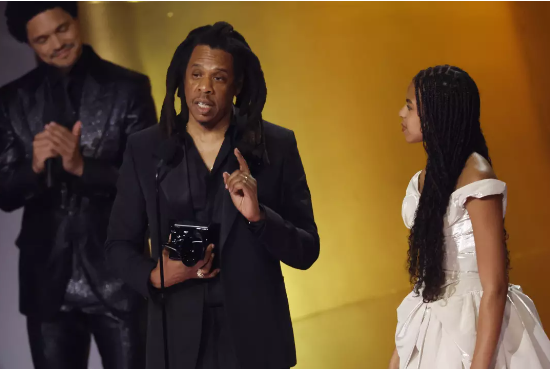 Jay Z wins award, slams Grammys over Beyonce's 'album of the year' snub