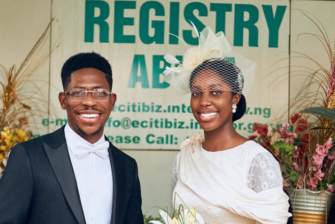 VIDEO: Moses Bliss shares moment from his court wedding