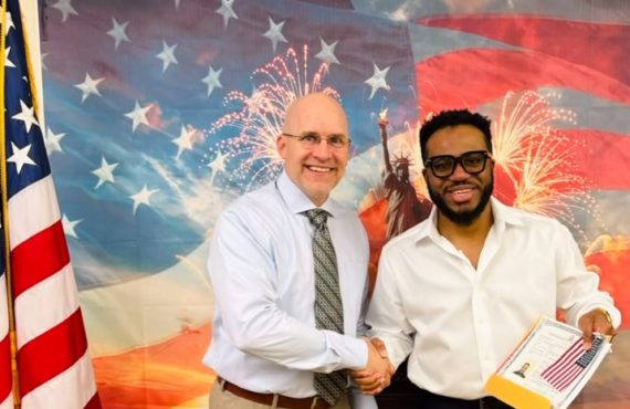 VIDEO: Singer Lamboginny overjoyed as he becomes US citizen