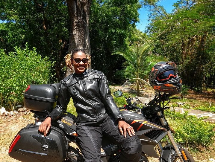 Nigerian singer rides from Kenya to Lagos on motorbike