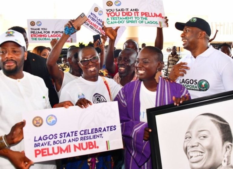 Lagos hails solo driver from London Pelumi Nubi