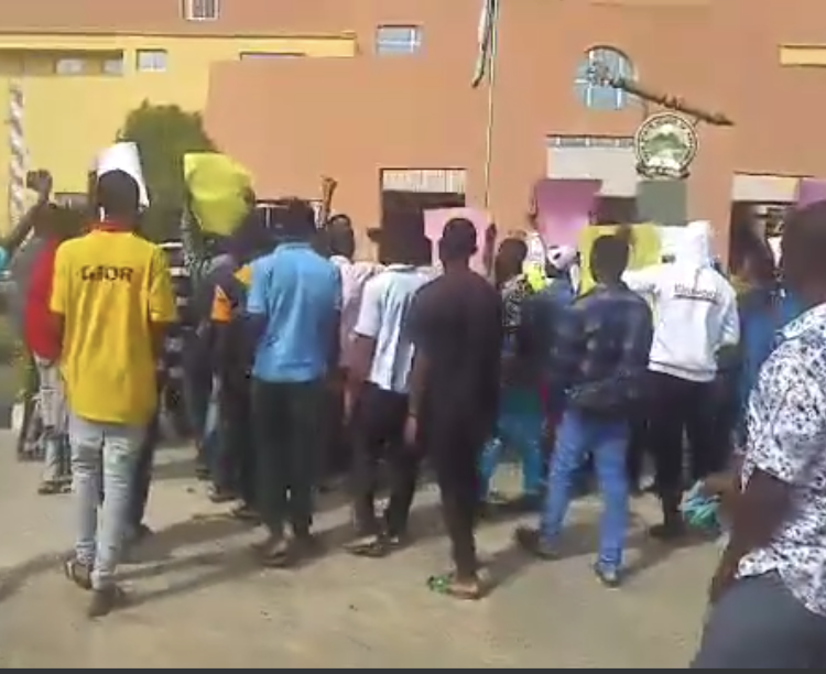 Ekiti students protest, demand justice for corps member ‘killed by police’