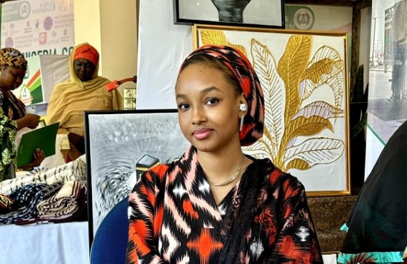 Painter Aisha Mashio refutes rumour of planned wedding with Yobe governor