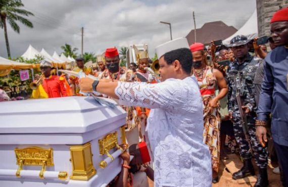Obi Cubana, Pete Edochie attend burial of businessman Chukwudi Nnaji’s…