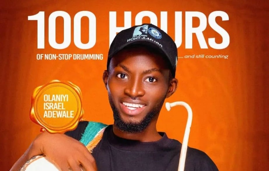 FUOYE student to beat drums for 100+ hours in GWR attempt