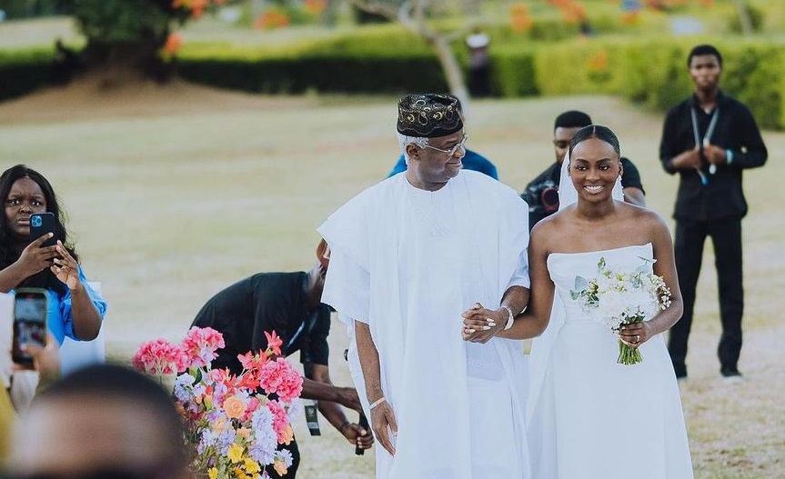 PHOTOS: Fashola's daughter Yewande weds in Lagos