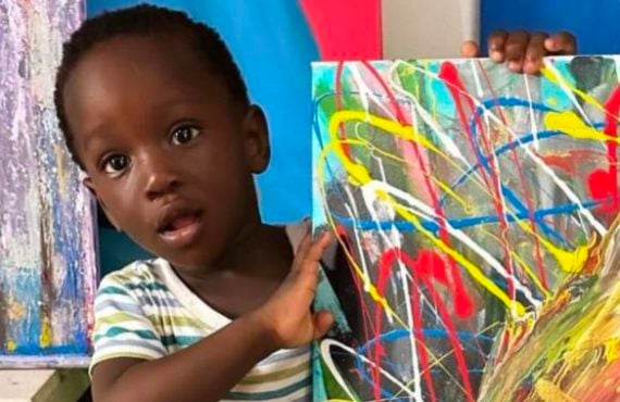 One-year-old Ghanaian Ace Liam becomes world’s youngest male artist