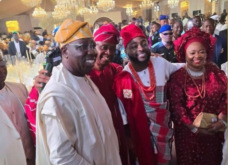 Obasanjo, Sanwo-Olu, Obaseki attend Davido’s wedding in Lagos