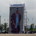 VIDEO: Extra large painting portrait of Tinubu unveiled in Abuja