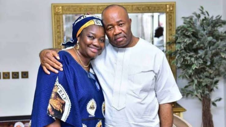 Goodswill and wife Ekaette Akpabio