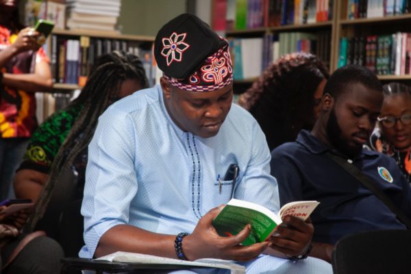 Niran Adedokun holds book reading