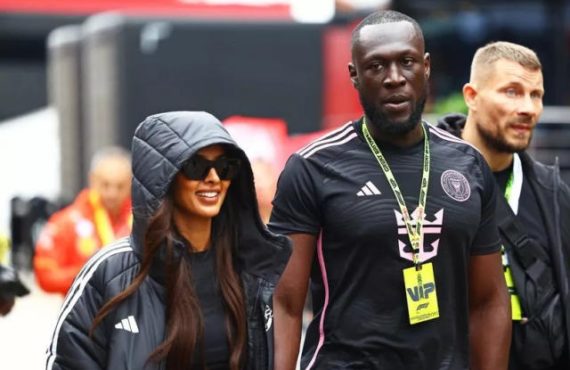 Stormzy and Maya Jama