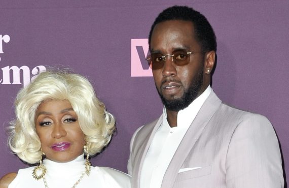 Janice Combs and her son Diddy