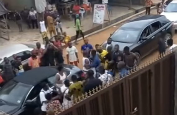 Portable engages in street fight in Lagos