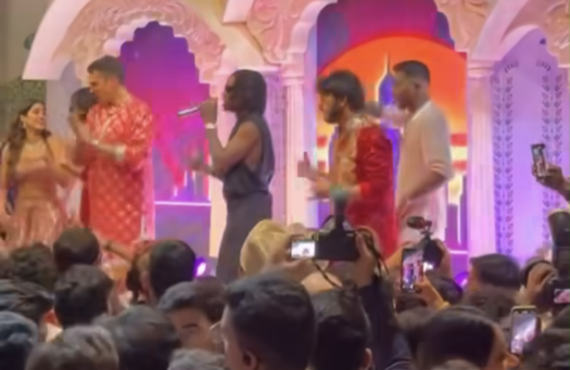 VIDEO: Rema performs 'Calm Down' at Indian billionaire son's wedding