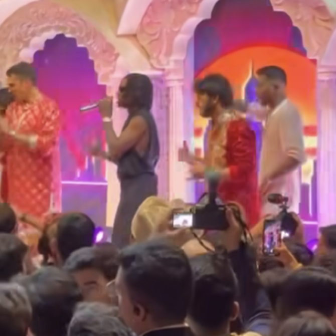 VIDEO: Rema performs 'Calm Down' at Indian billionaire son's wedding