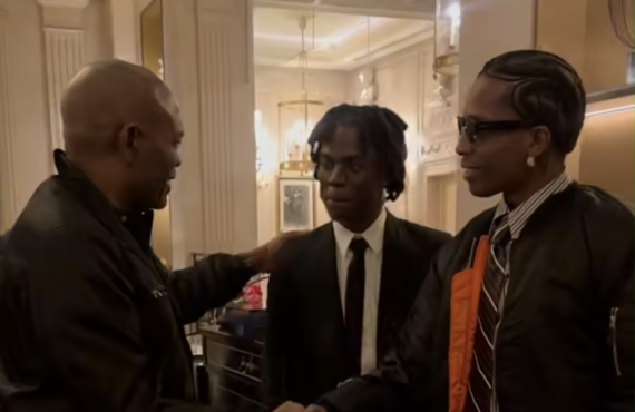 Elumelu meets with Rema, A$AP Rocky in France