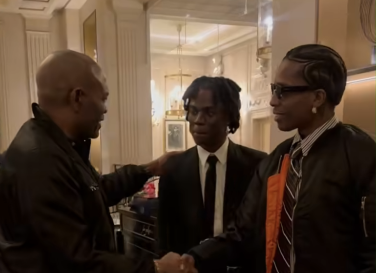 Elumelu meets with Rema, A$AP Rocky in France