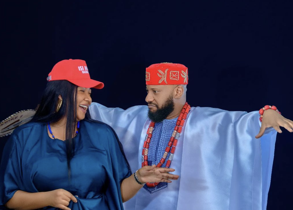 'Our happiness hurts them' - Yul Edochie taunts critics of Judy Austin ...