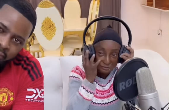 Aunty Ramota delivers her bars on DJ Xclusive's song '2am For Lekki'